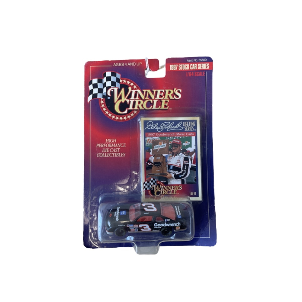 Dale Earnhardt #3 Goodwrench 1997 Winner’s Circle 1:64 NASCAR Die-Cast Collectible with Card