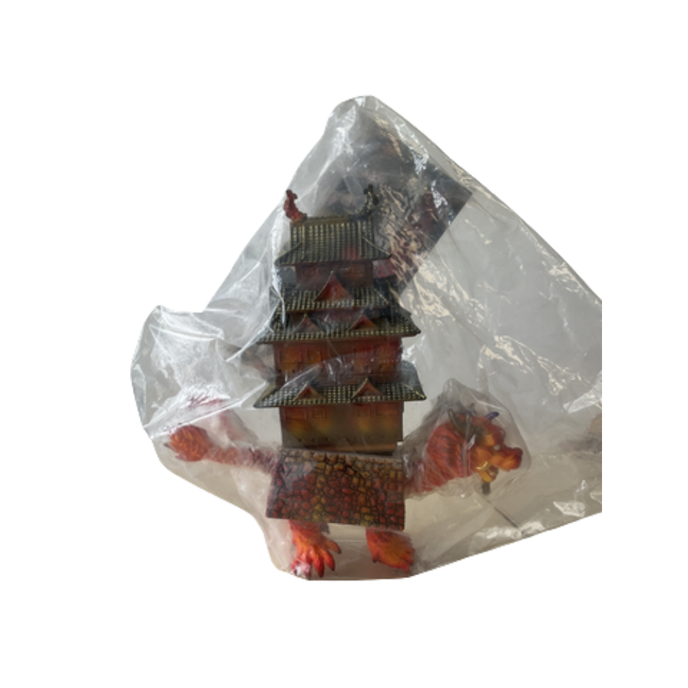 SEBI Originals Japanese Castle Monster Figure with Drawstring Bag