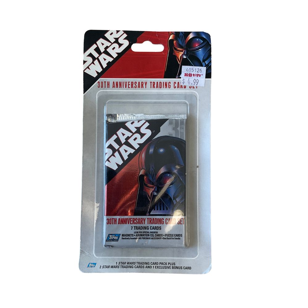 Star Wars 30th Anniversary Topps Trading Card Pack with Bonus Cards
