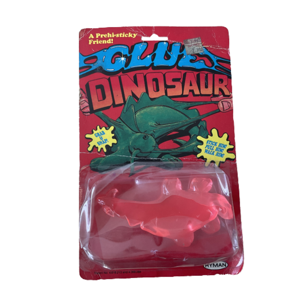 Gluu Dinosaur Sticky Prehistoric Toy – Stretchy Wall-Crawling Dinosaur