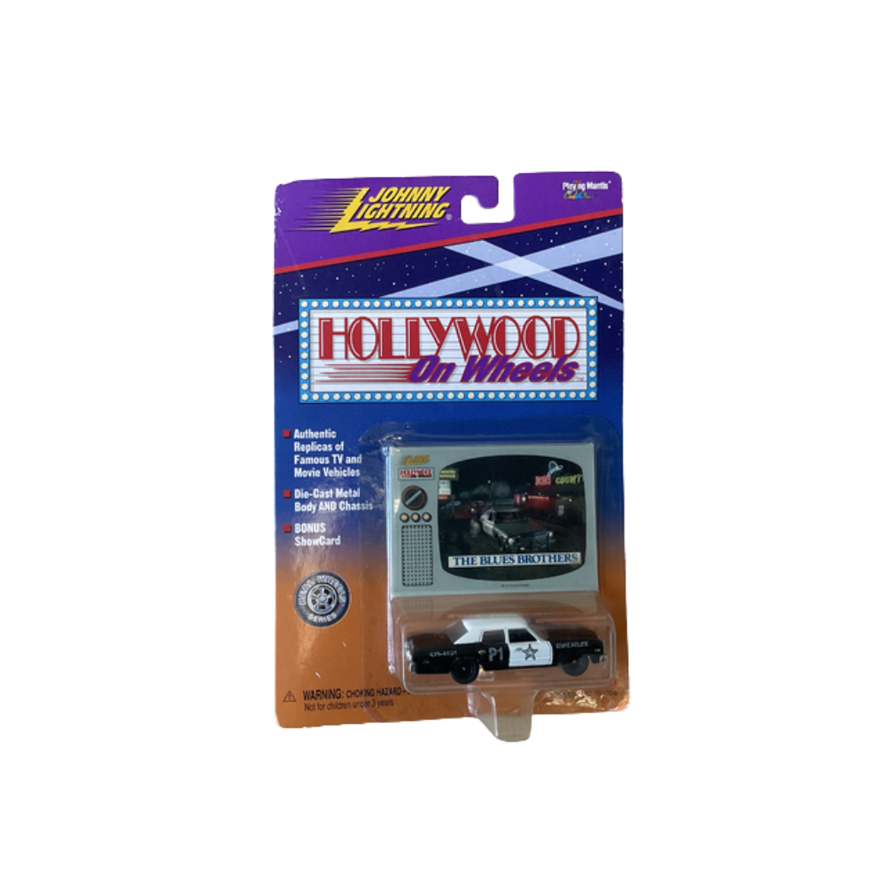 Johnny Lightning Hollywood on Wheels The Blues Brothers Police Car Die-Cast Collectible