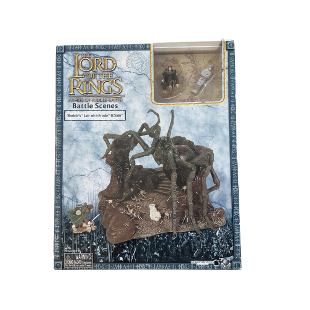 The Lord of the Rings Armies of Middle-earth Battle Scenes – Shelob’s Lair with Frodo & Sam