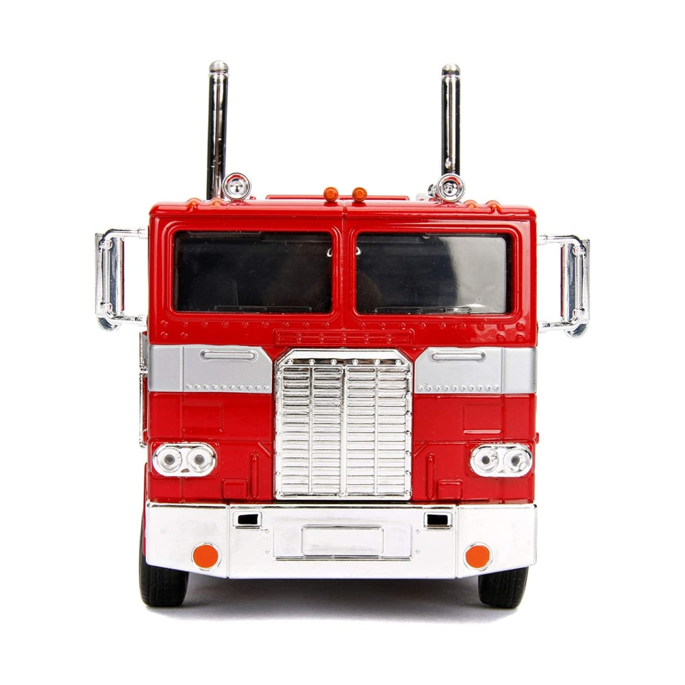 Transformers G1 Optimus Prime Truck with Robot on Chassis Die-cast Car