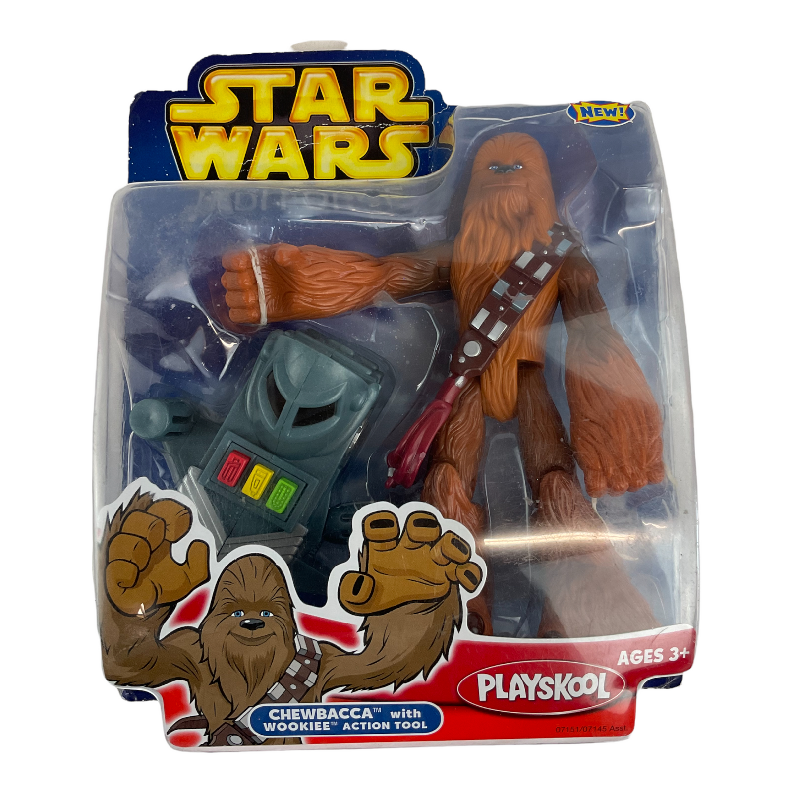 Star Wars Jedi Force Chewbacca Action Figure with Wookie Action Tool