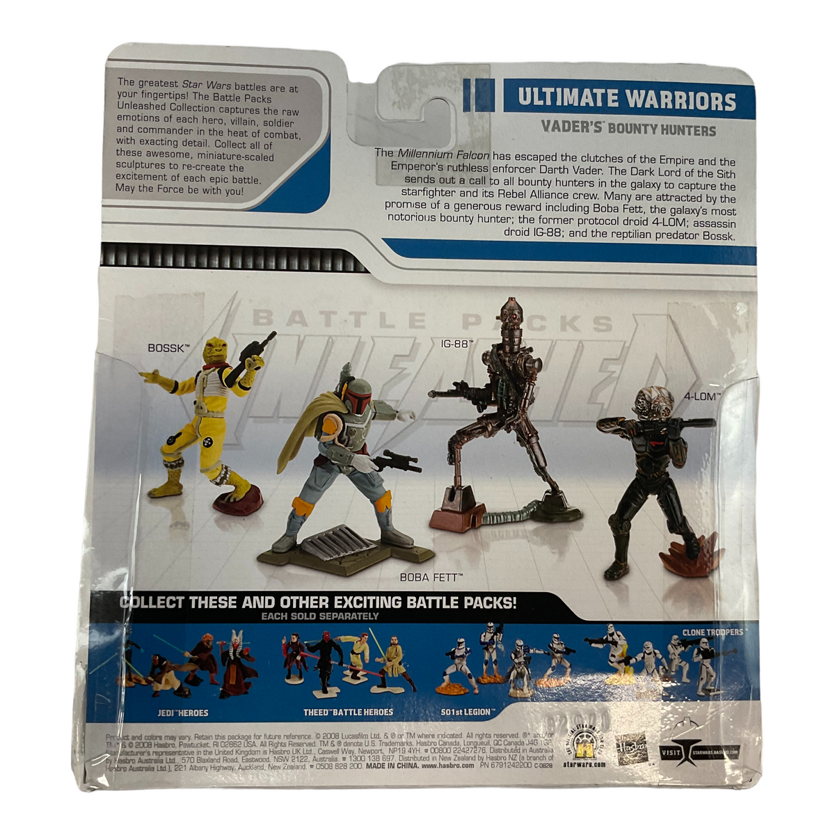 Star Wars: Clone Wars Unleashed &amp; Vader&#39;&#39;s Bounty Hunters Action Figure