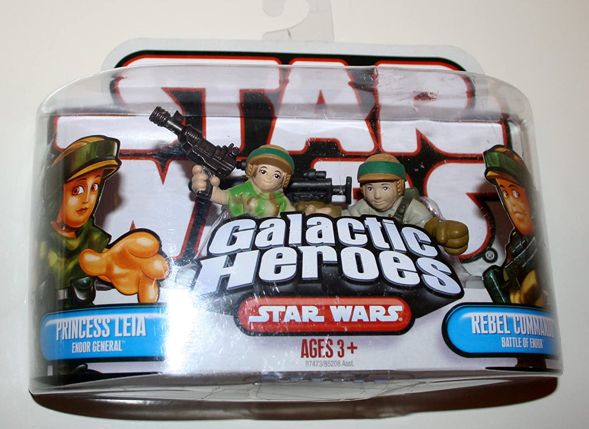Star Wars Galactic Heroes Mini Figure 2-Pack Princess Leia &amp; Rebel Commander