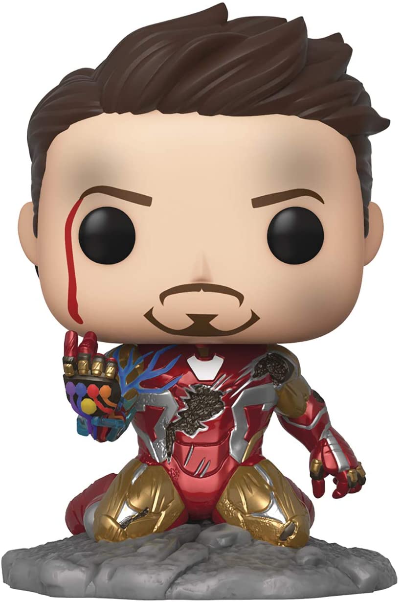 Funko Pop! Avengers Endgame: Iron Man Glow-in-The-Dark Deluxe Vinyl Figure