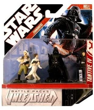 Hasbro Star Wars Unleashed Battle 4 Pack Episode 4 Commanders