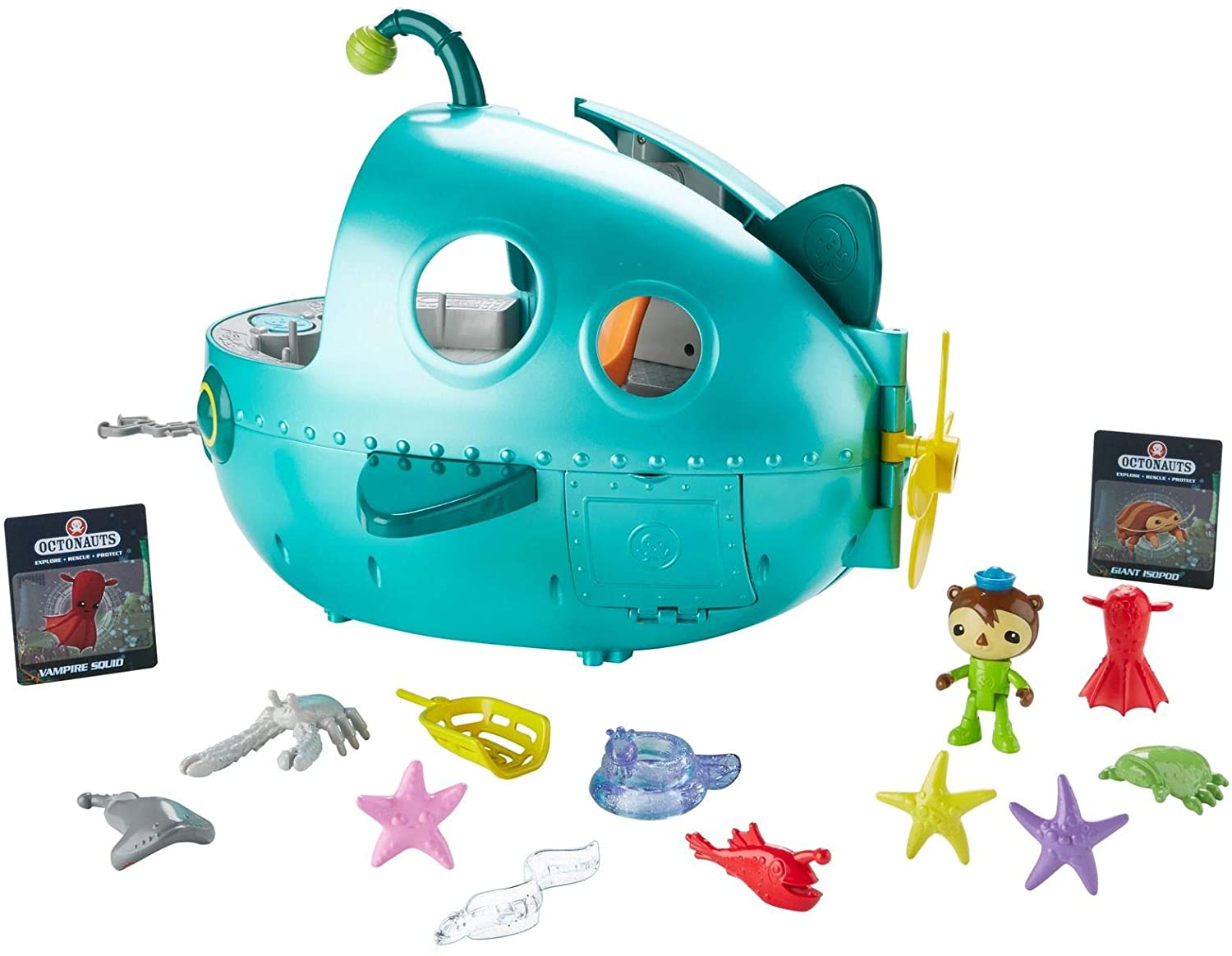 Fisher-Price Octonauts Gup-A Deluxe Playset,Sea Green,12" Tall