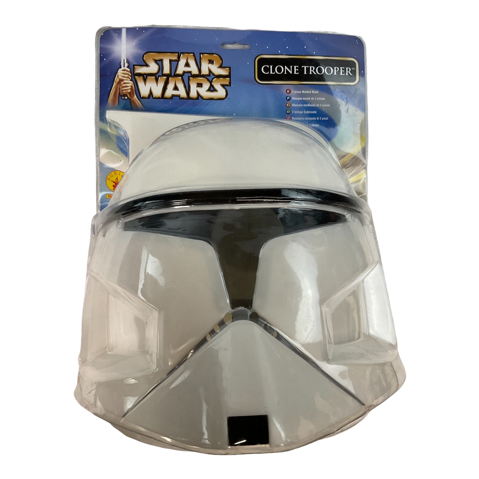 Rubie's Costume Men's Star Wars Deluxe Injection Molded Adult 2-Piece Clone Trooper Mask