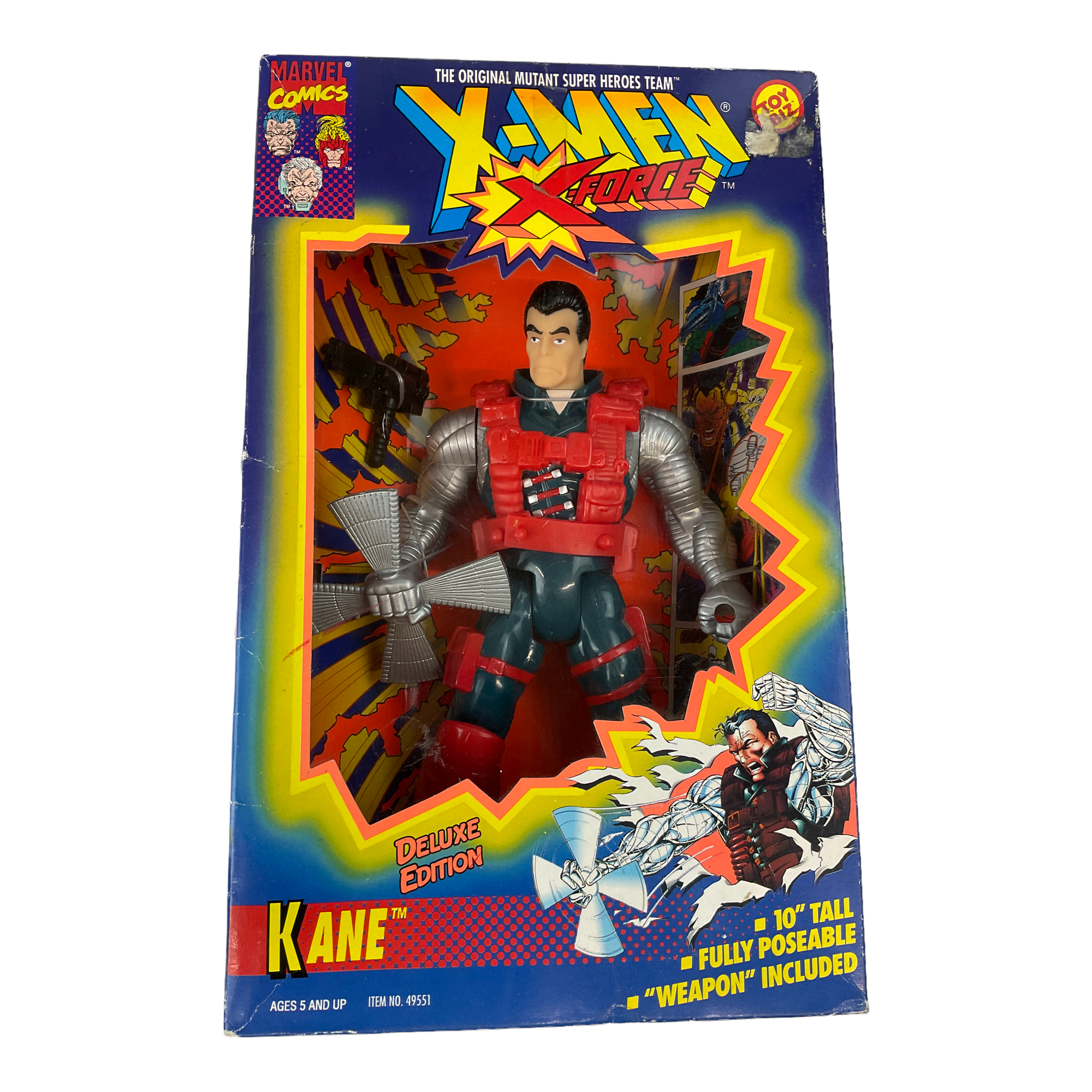 X-Men Kane 10" Deluxe Edition Action Figure Toy Biz