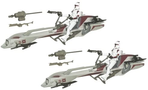 Star Wars 3.75 Inch Scale Battle Pack - Clone Wars Speeder Bike Recon