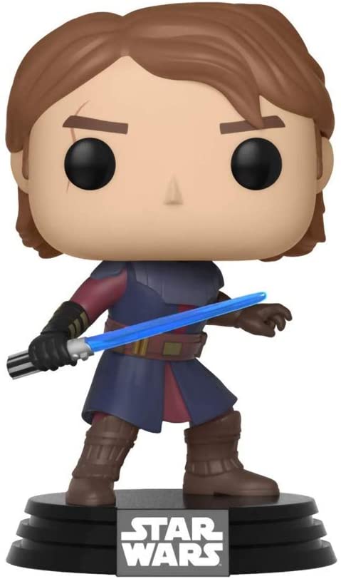 Funko Pop! Star Wars: Clone Wars - Anakin Skywalker Collectible Figure, Multicolor