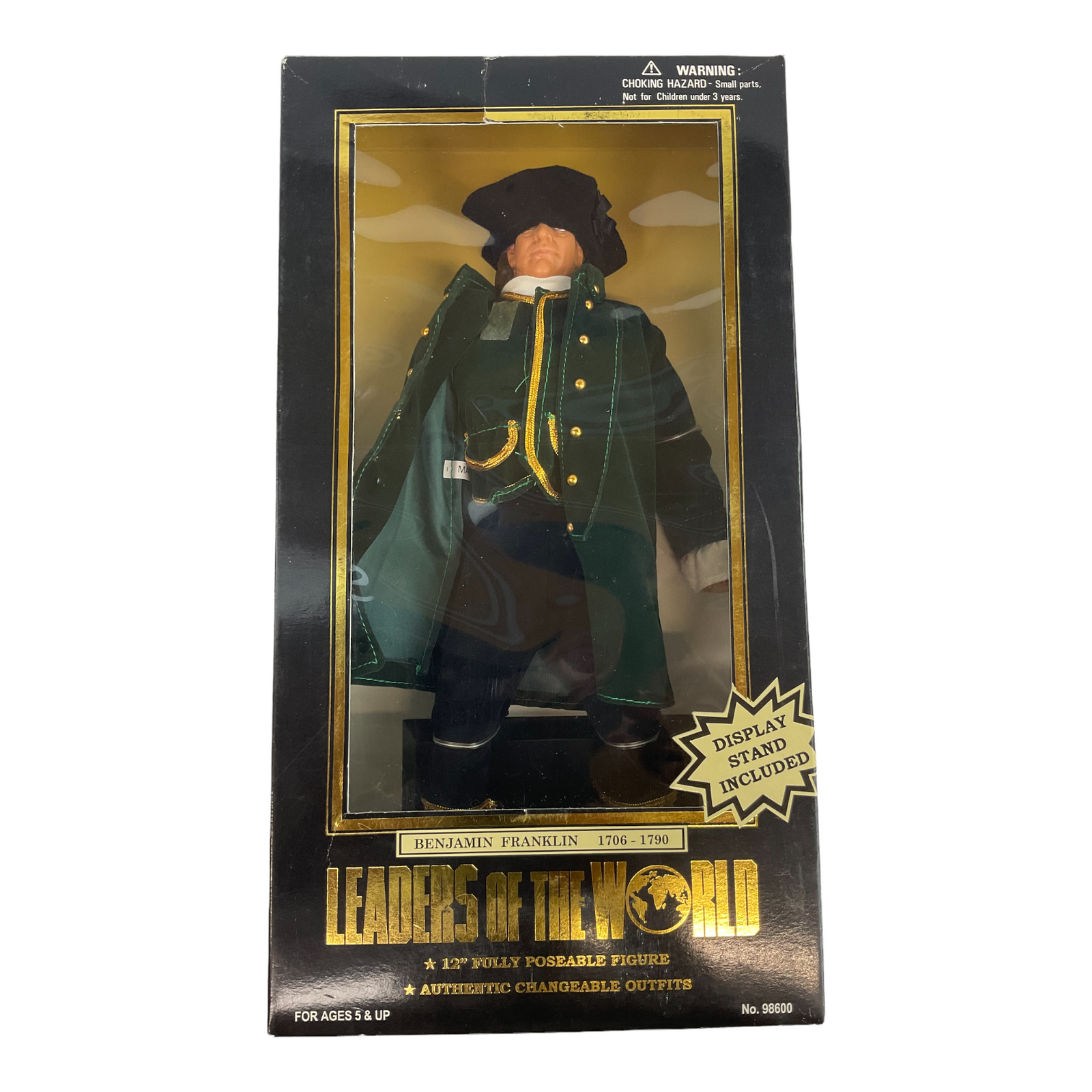 Leaders of the World Benjamin Franklin - Fully Poseable/Display Stand