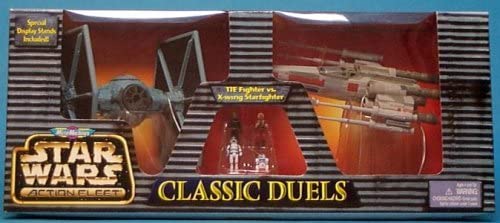 Star Wars Action Fleet Classic Duels Tie Fighter vs X Wing Starfighter Micro Machines