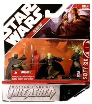Star Wars Unleashed Battle Packs Jedi Masters Action Figure Set