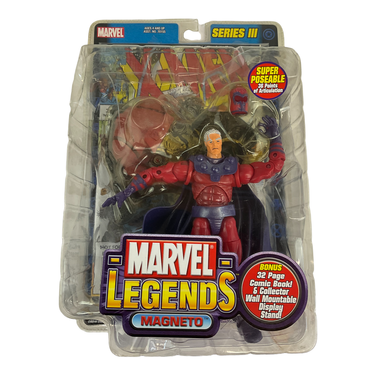 Marvel Legends Series 3 Magneto Figure Toy Biz X-Men