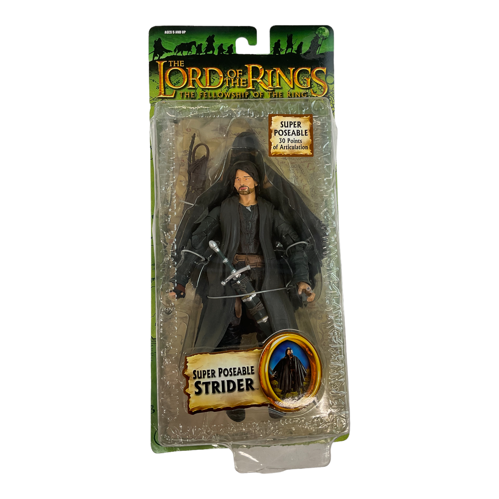 Lord of the Rings Fellowship of the Ring Action Figure SuperPoseable Strider