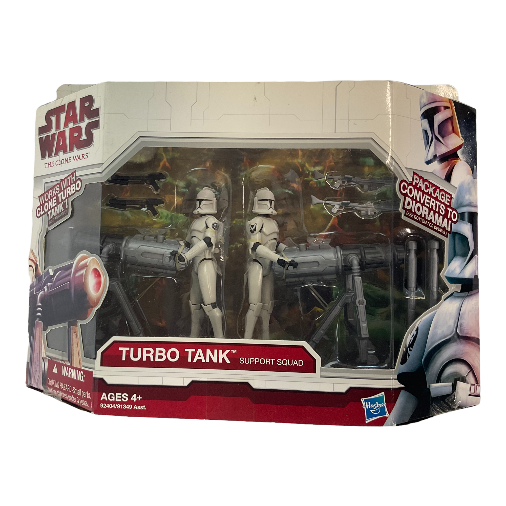 Star Wars The Clone Wars: Turbo Tank Support Squad Figures