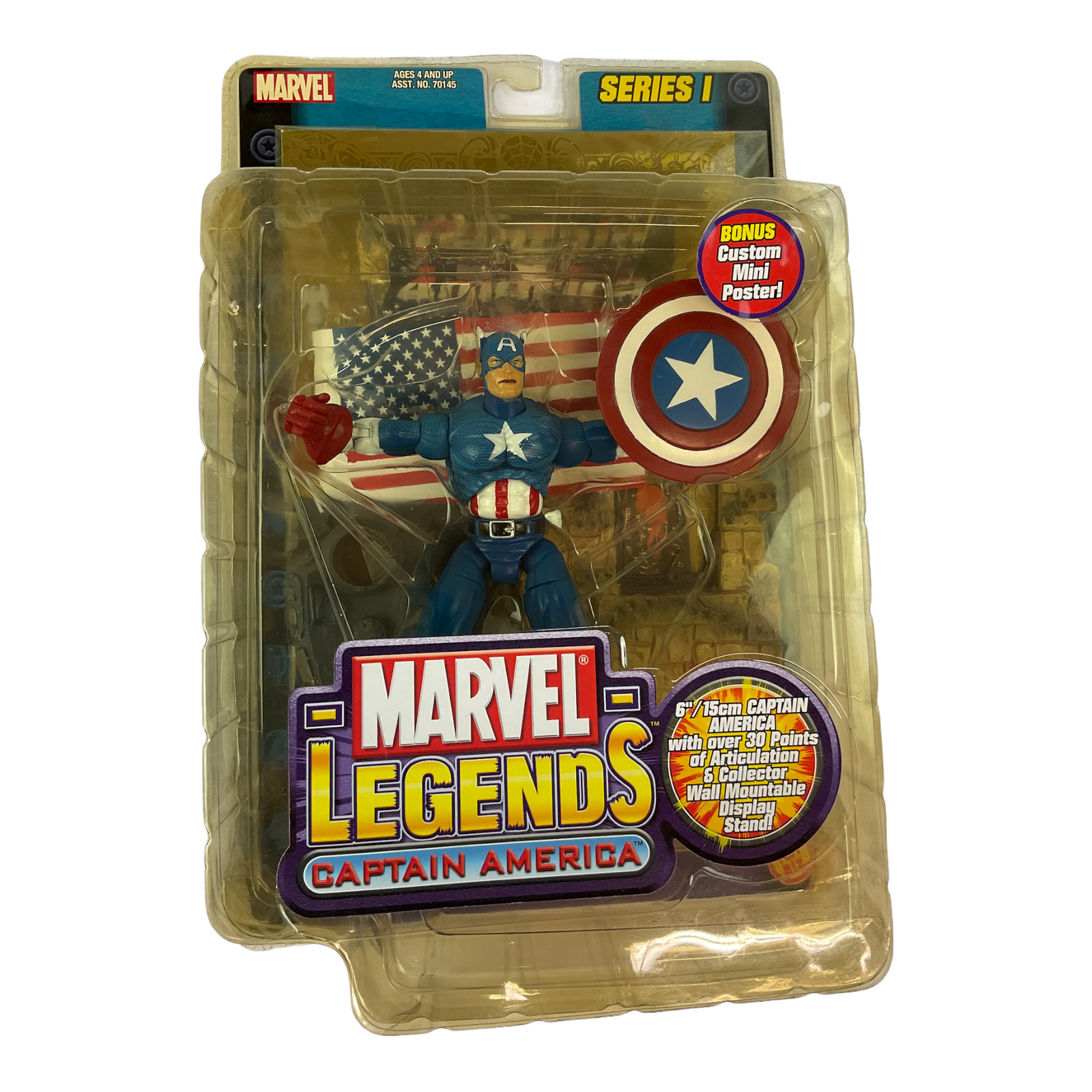 Marvel Legends Series 1 Action Figure Captain America