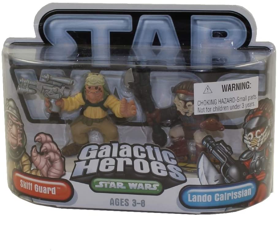 Star Wars Galactic Heroes Figure Set - Skiff Guard &amp; Lando CALRISSIAN