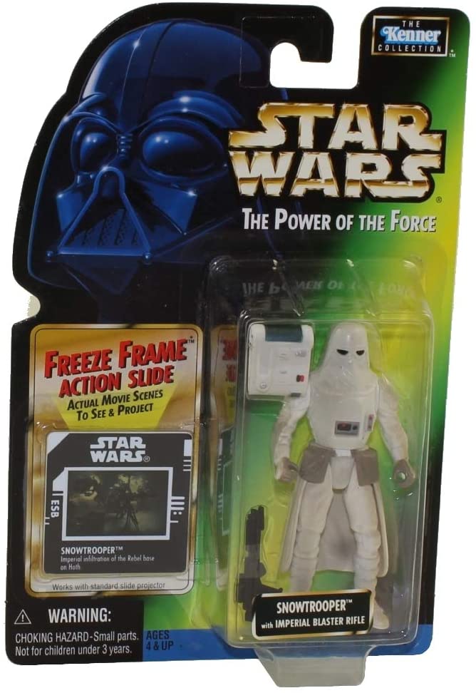 Star Wars The Power of the Force Green Card, Snowtrooper Action Figure