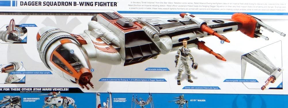 Star Wars Dagger Squadron B-WING FIGHTER Toys Exclusive Legacy Collection