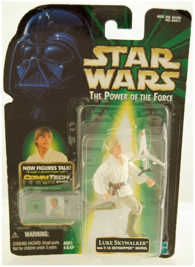 Hasbro Star Wars Power of The Force CommTech Luke Skywalker Action Figure