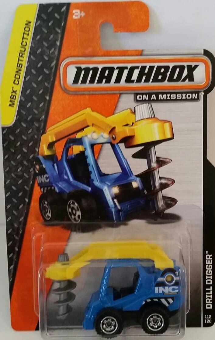 Matchbox &quot;On a Mission&quot; - MBX Construction - Drill Diggerr #112/120