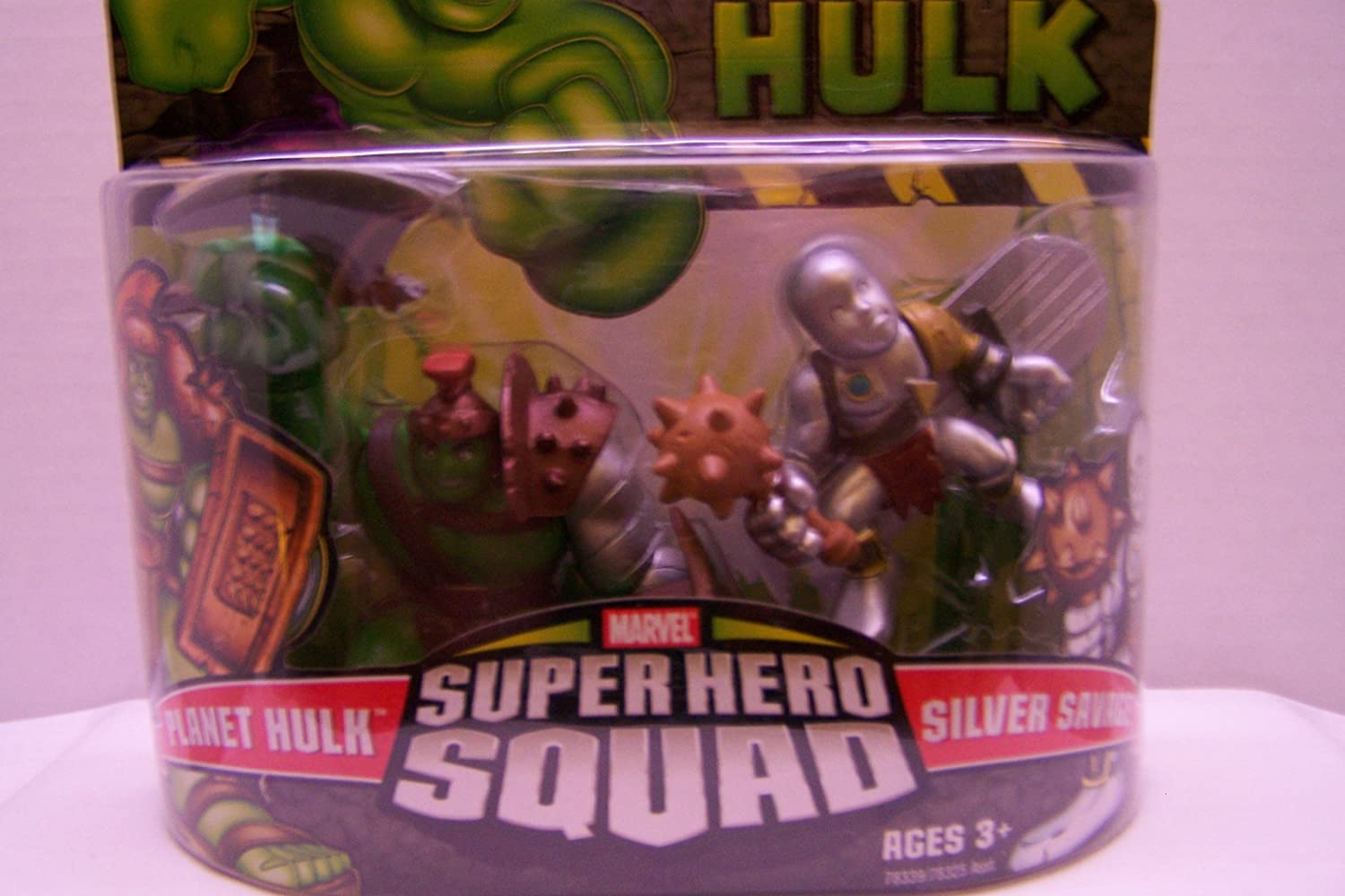 Incredible Hulk Movie Super Hero Squad 2-Pack Planet Hulk & Silver Savage