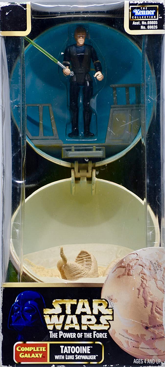 Star Wars Power of the Force Tatooine Complete Galazy Series With Luke Skywalker