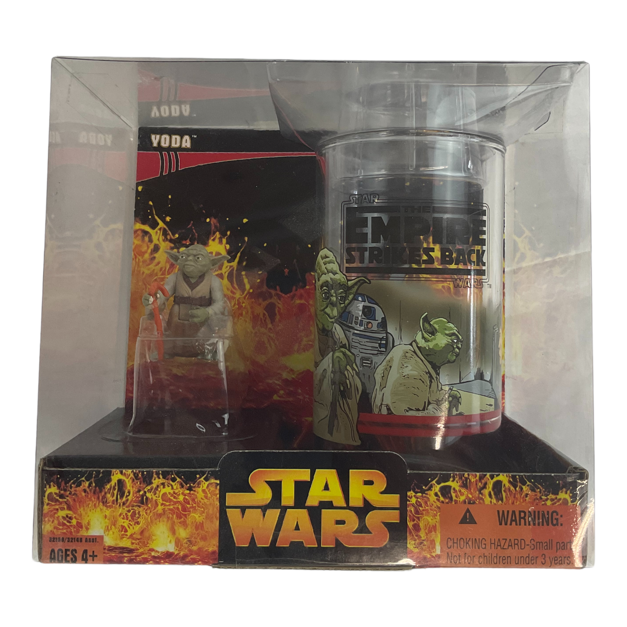 Hasbro Star Wars Empire Strikes Back Yoda Collector's Cup & Figure 2005