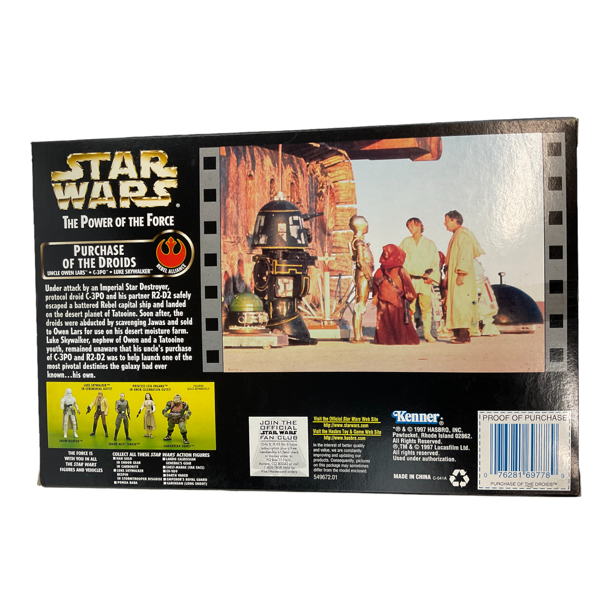 Star Wars: Power of The Force Cinema Scenes Purchase of The Droids