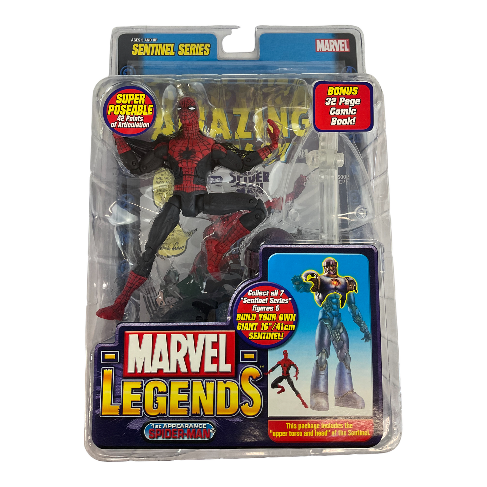 Marvel Legends Sentinel Series Figure: 1st Appearance Spider-Man