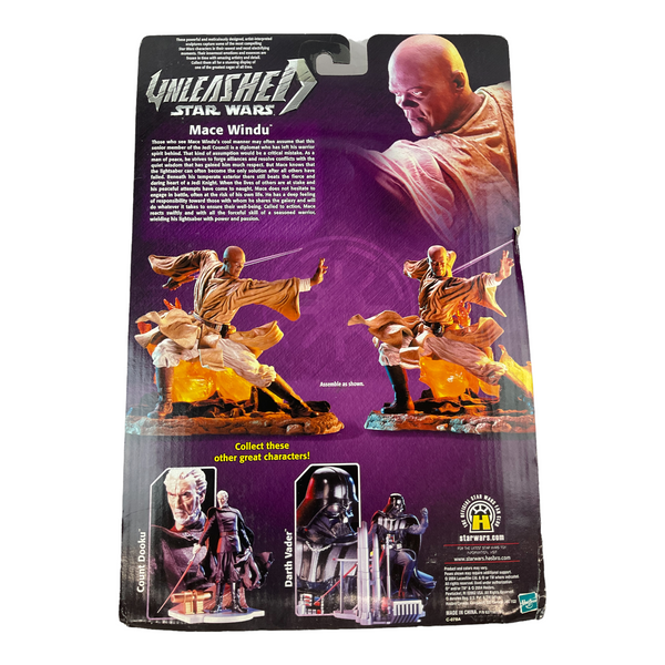 Star Wars Unleashed Mace Windu Action Figure Retro Force Toy Store