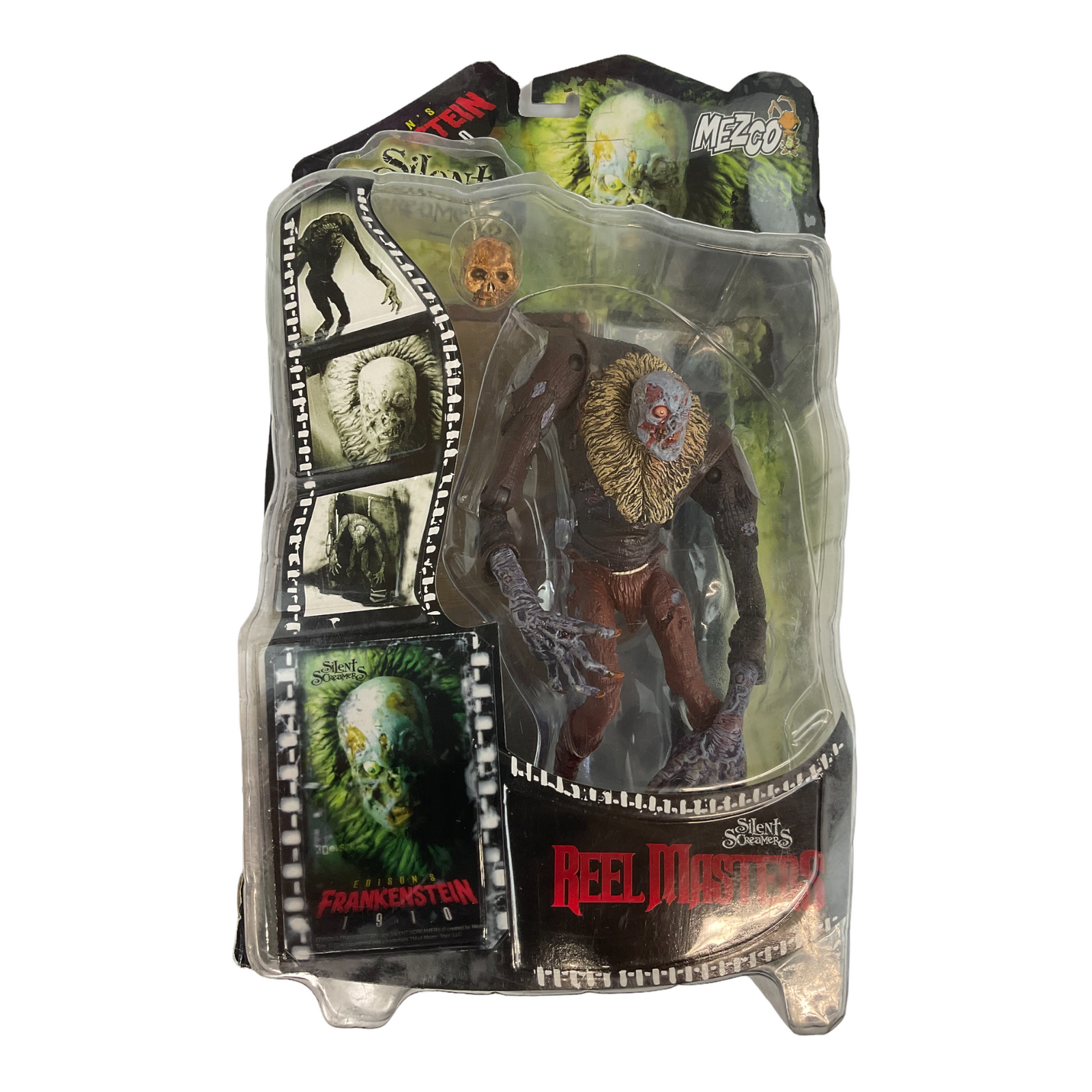 Mezco Silent Screamers Reel Masters 7 Inch Tall Horror Monster Action Figure