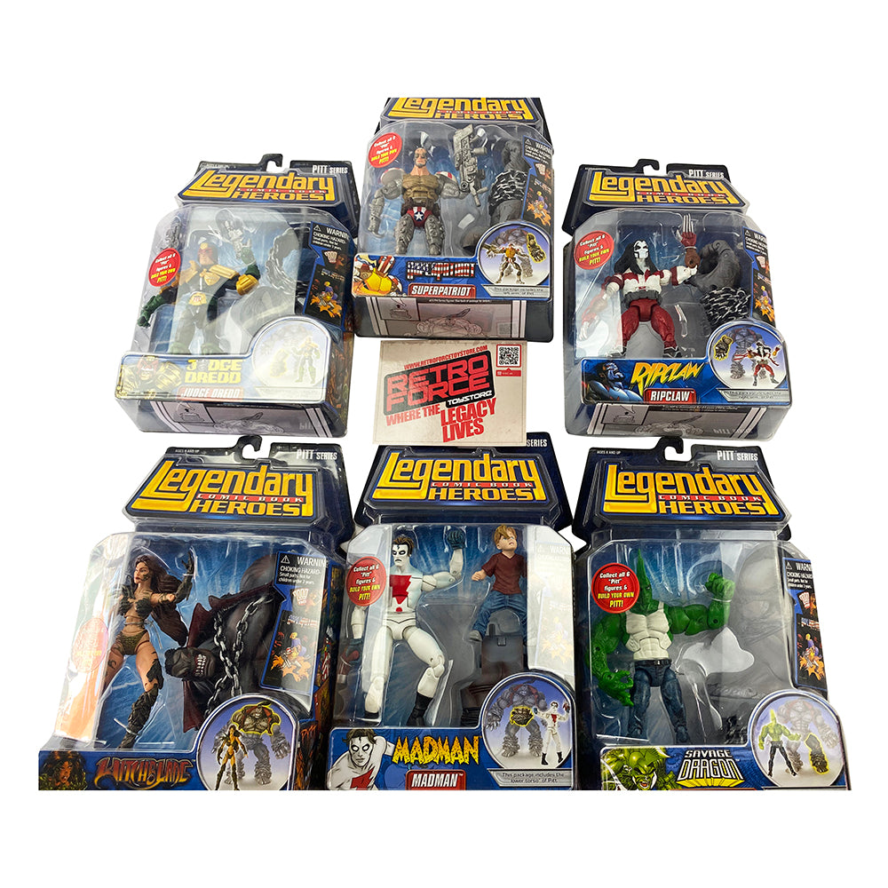 Marvel Legendary Comic Book Heroes Pitt Series Action Figures (Pack of 6)