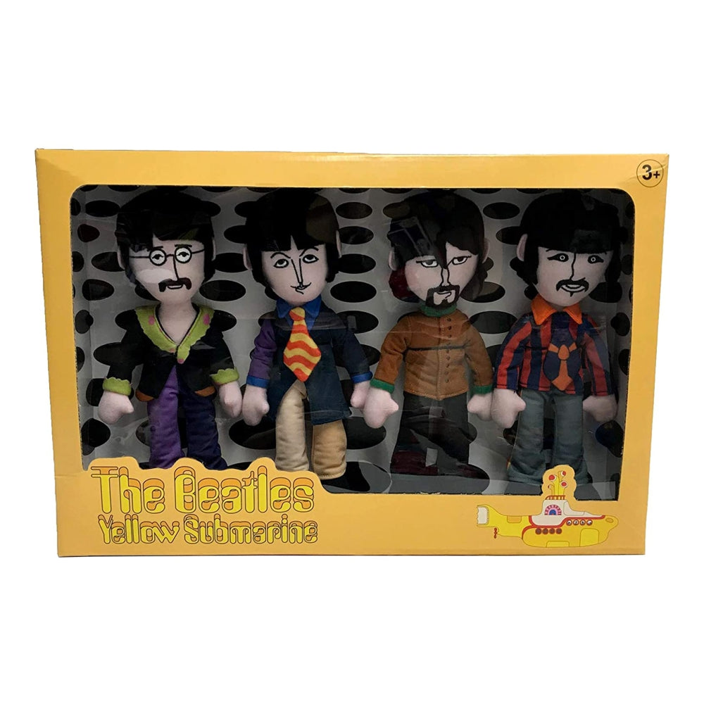 Beatles 4 Band Member Plush Box Set