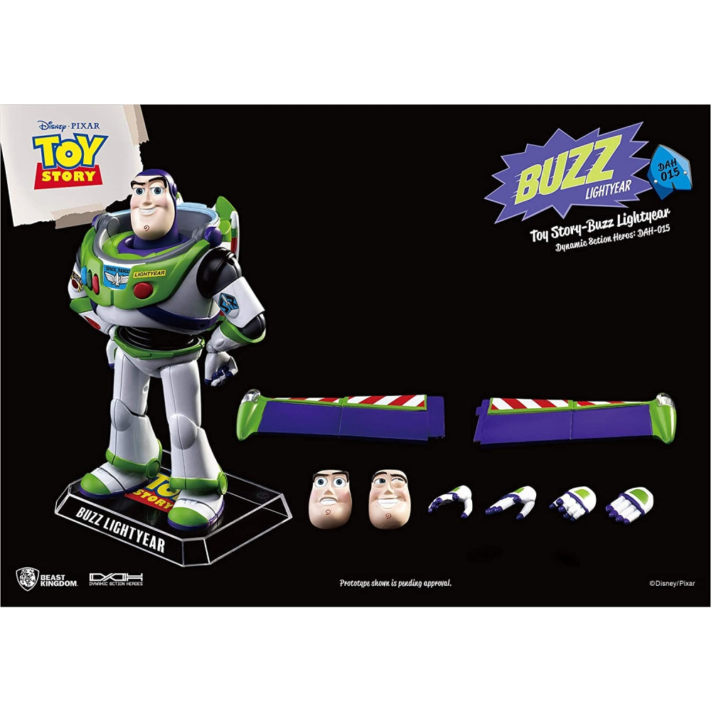 Toy Story Dynamic Action Heroes Buzz Lightyear Action Figure, 7 Inch