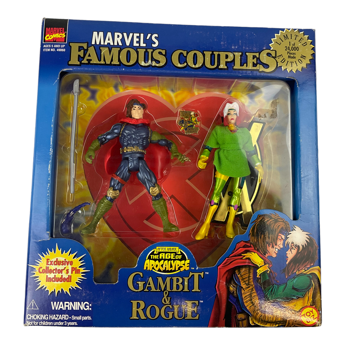 Marvel&#39;s Famous Couples Gambit and Rogue Limited Edition Collector&#39;s Set