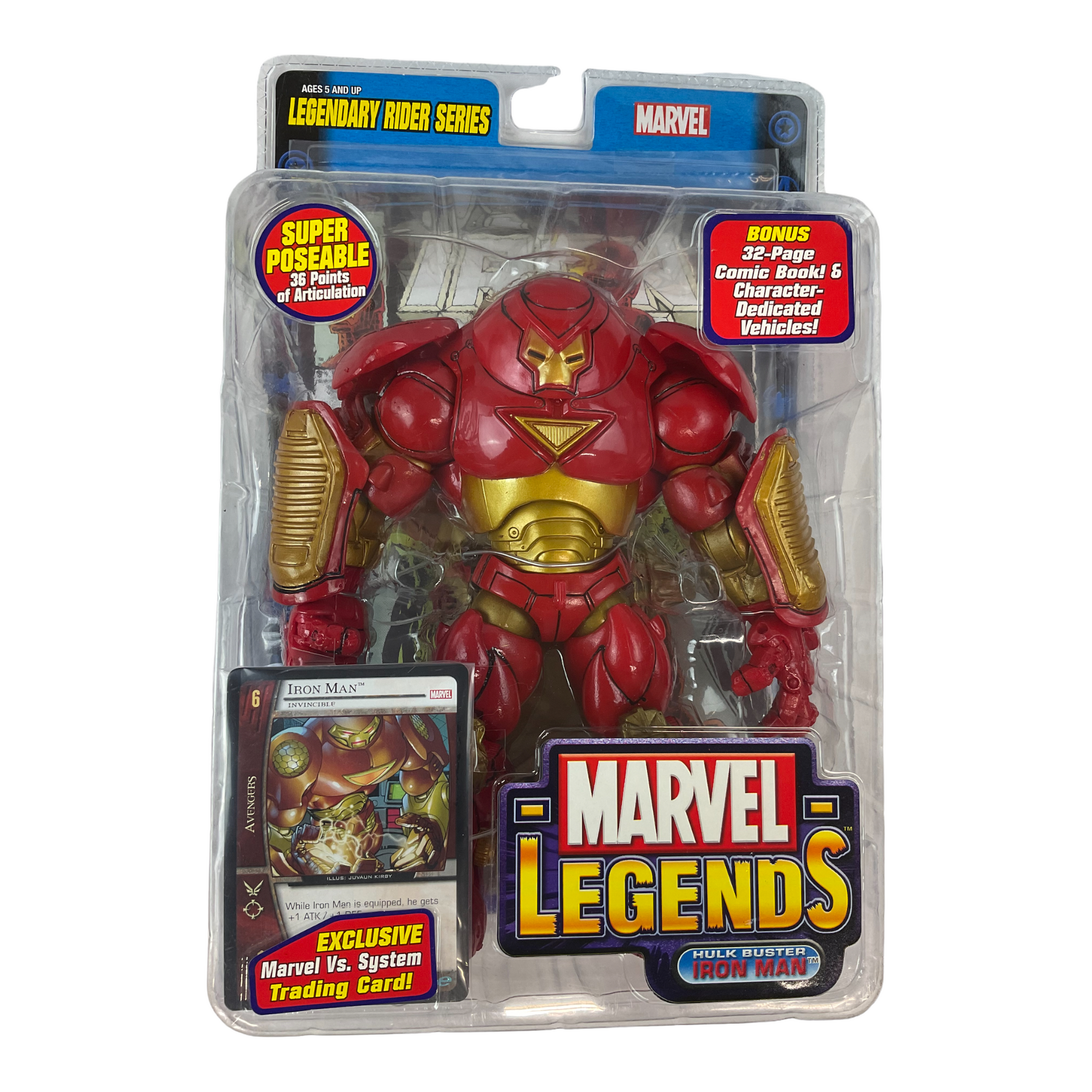 Marvel Legends Legendary Riders Figure: Iron Man Hulk Buster