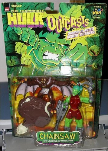 HULK &quot; CHAINSAW w/ LAUNCHING BAT ATTACK ACTION&quot;