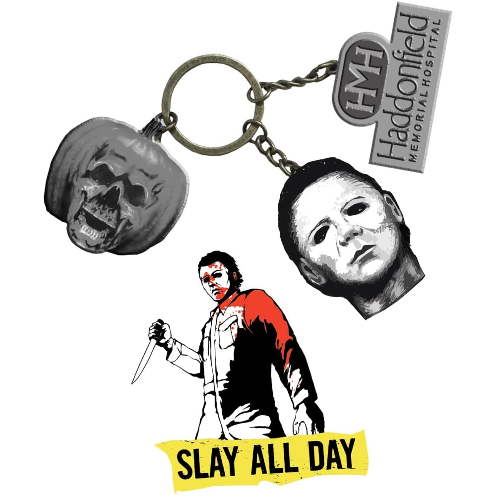 Halloween 2 Collector Home System Keychain and Pin Set