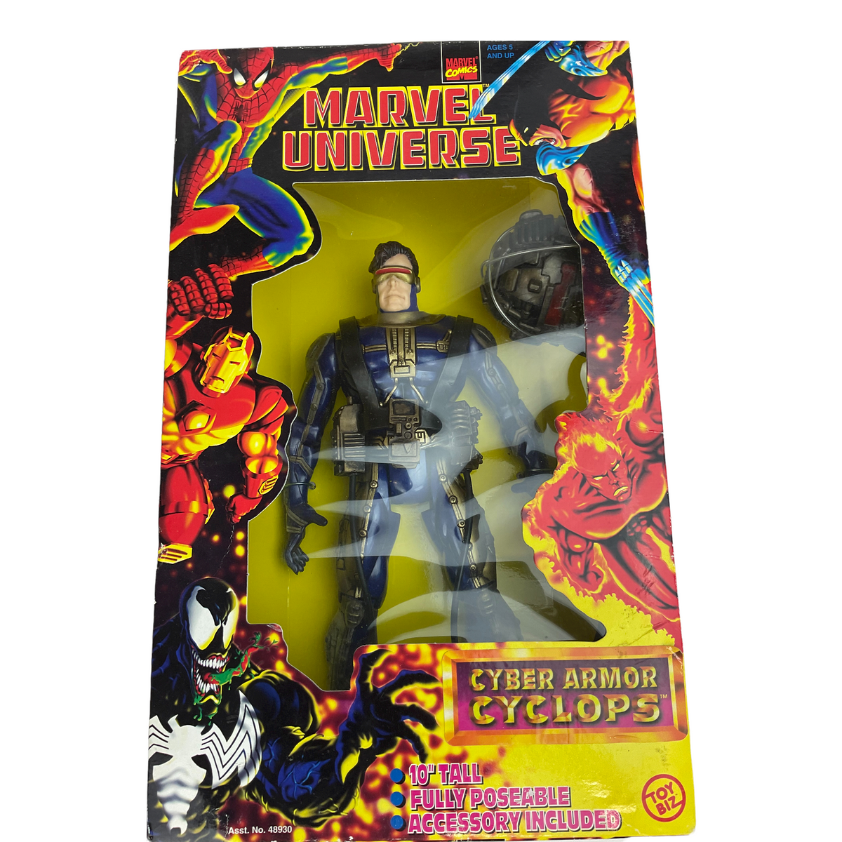Marvel Universe Cyber Armor Cyclops 10 Inch Figure 1998