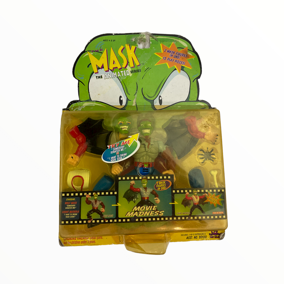 The Mask Animated series movie madness Wolf Mask
