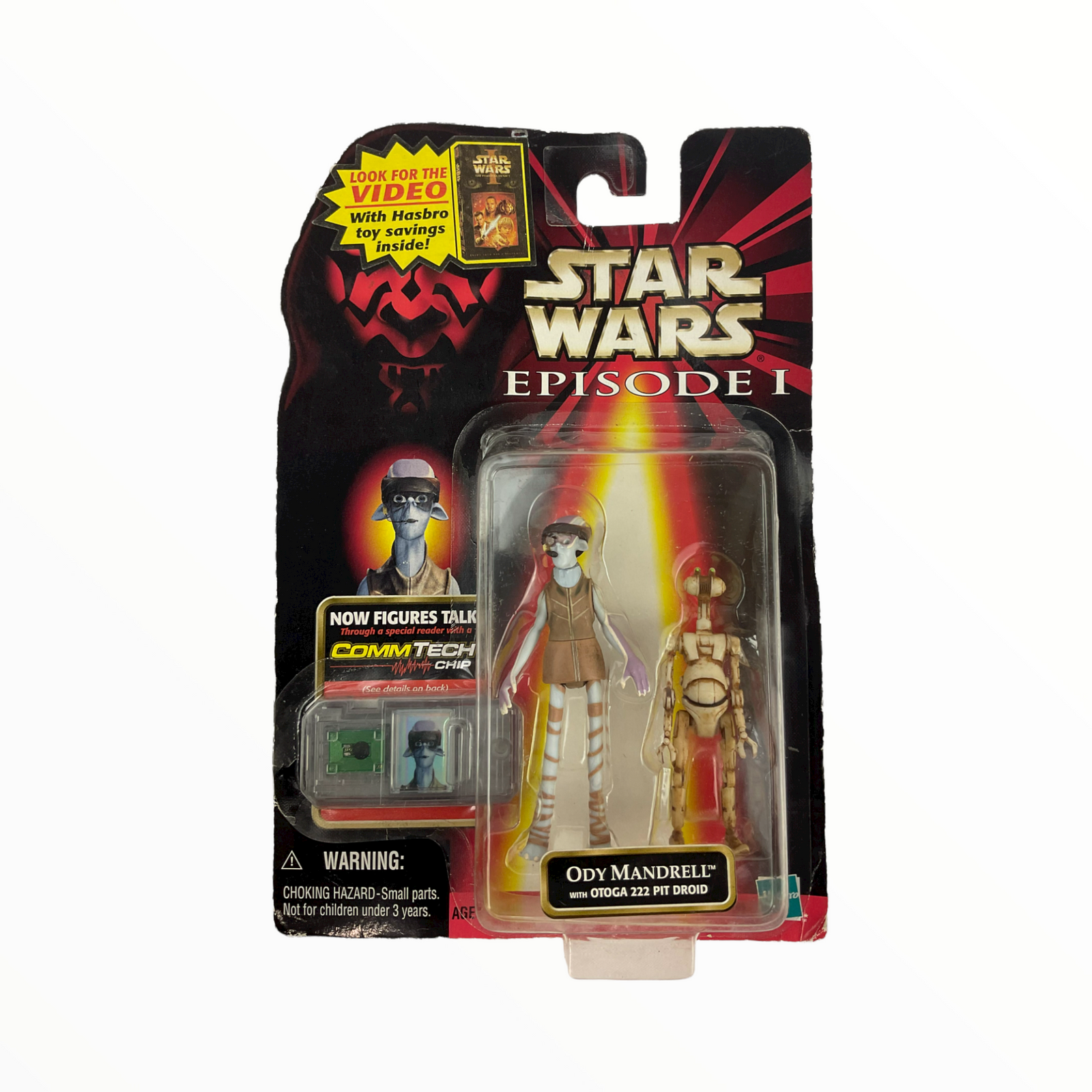 Star Wars Episode I The Phantom Menace Ody Mandrell with Otoga 222 Pit Droid 3.75 Inches