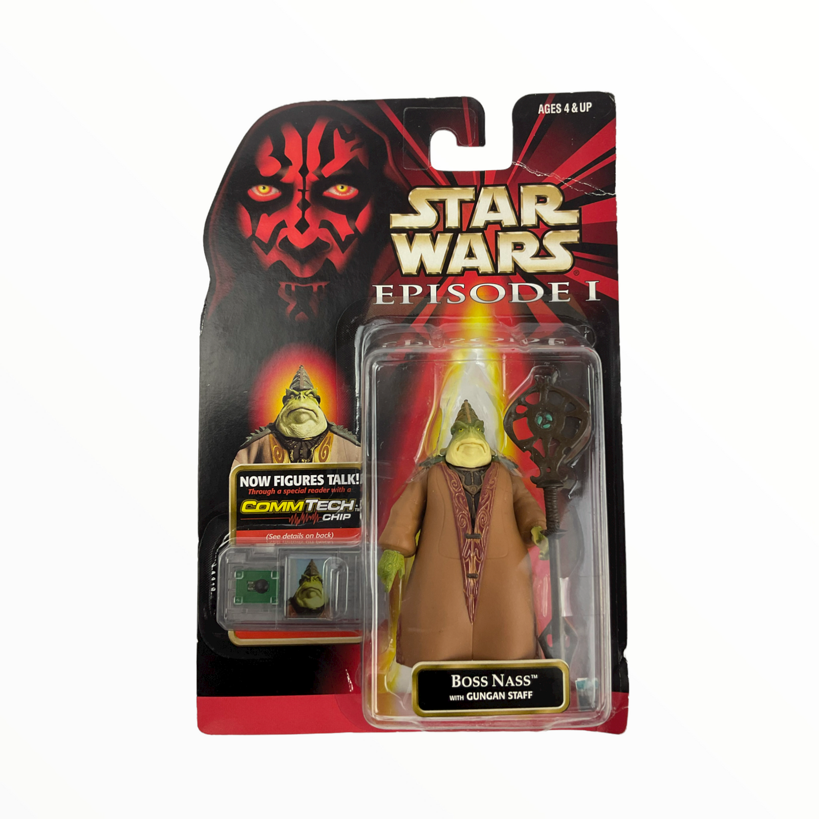 Star Wars, Episode I: The Phantom Menace, Boss Nass Action Figure, 3.75 Inches