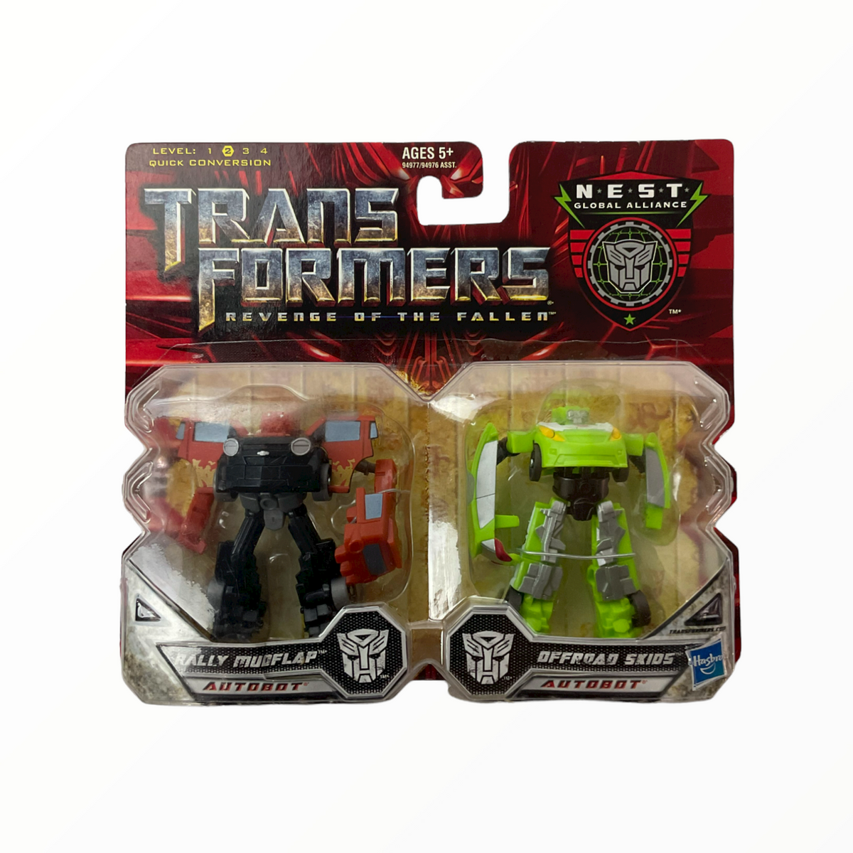 Transformers 2 Exclusive Global Alliance 2 Pack Rally Mudflap &amp; Offroad Skids