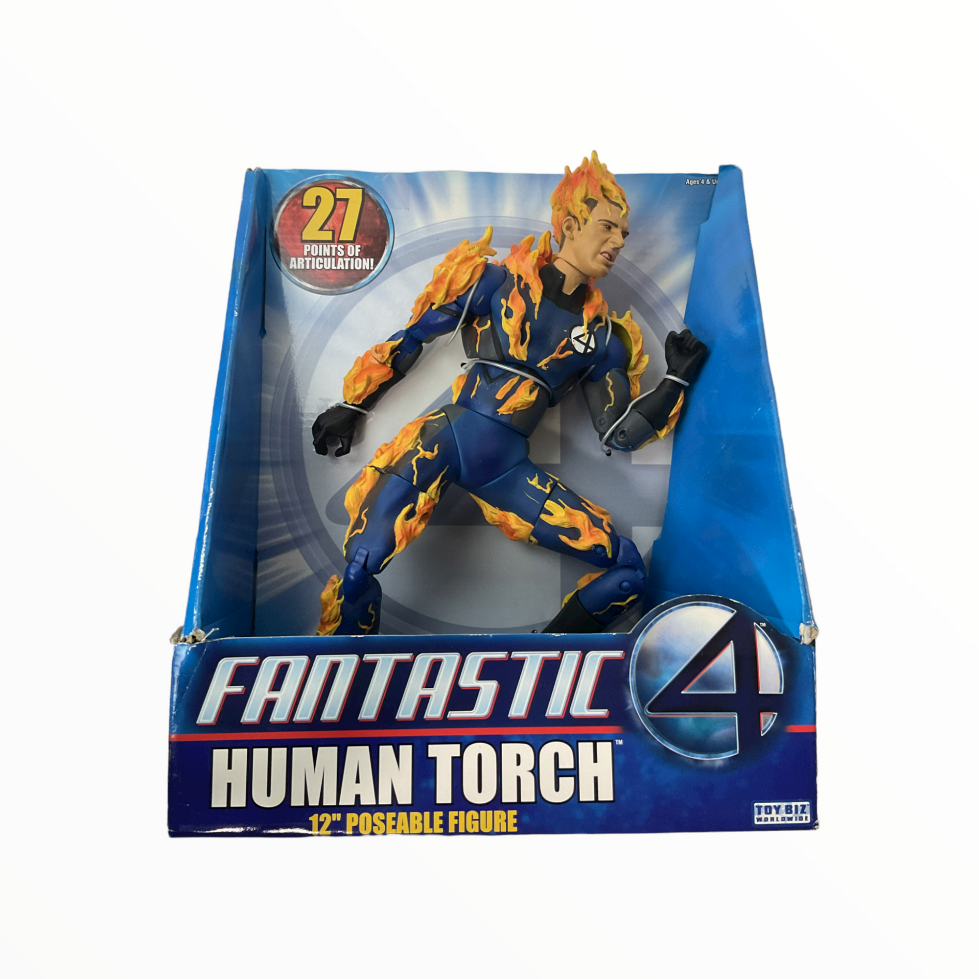 Fantastic 4 Movie Series II Deluxe 12" Figure: Human Torch (Decorated)