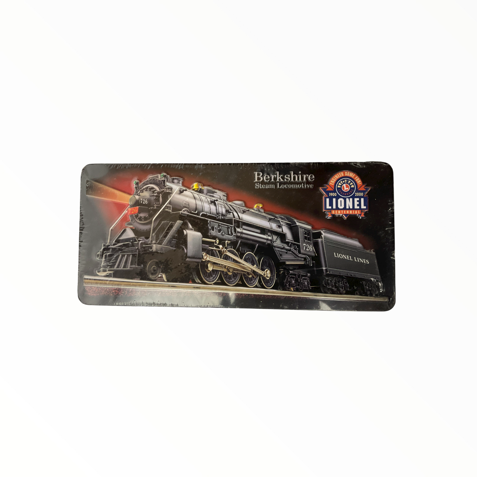 Lionel Centennial Berkshire Steam Locomotive Tin Box